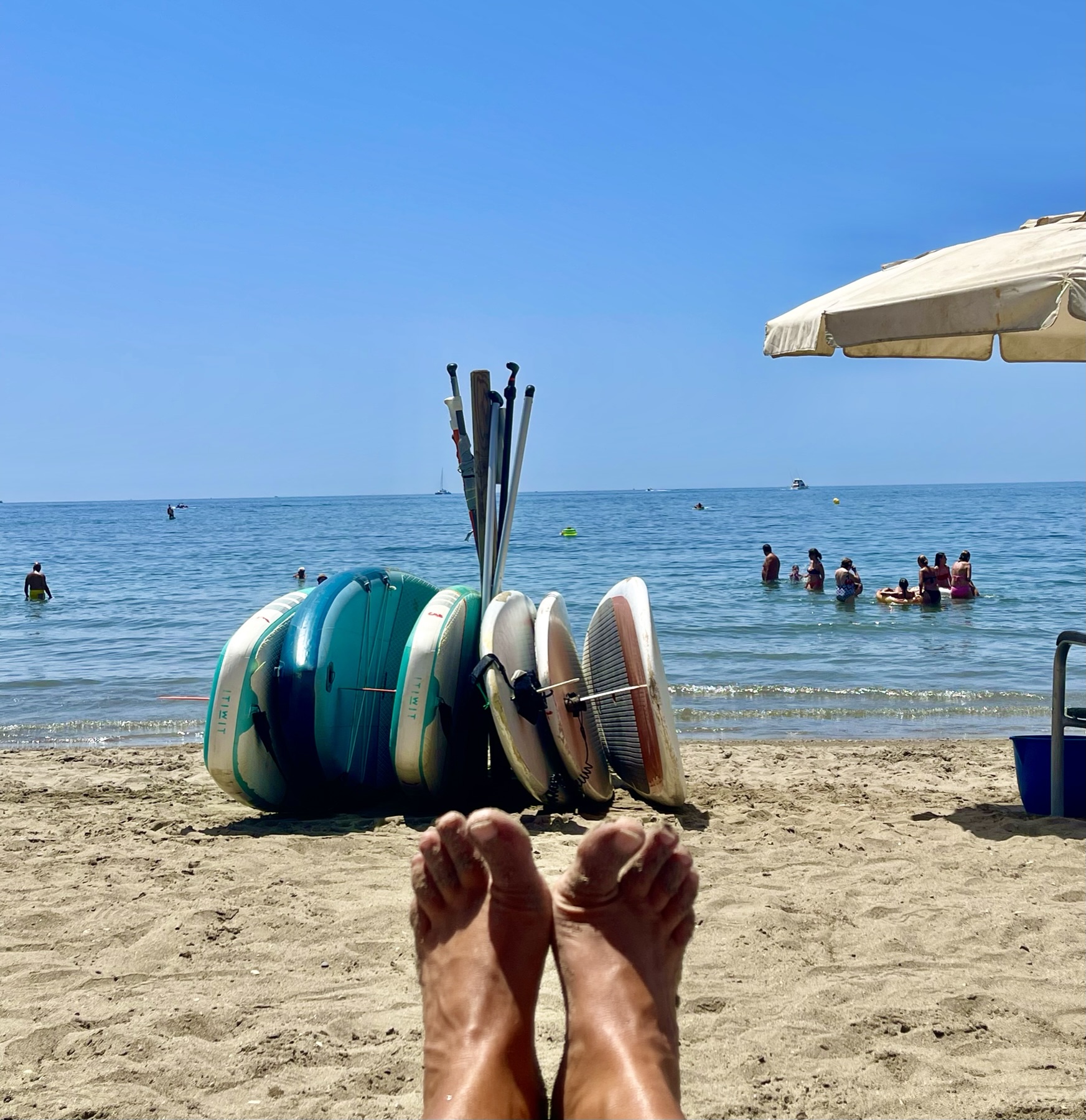 Pack light — you'll live in flip flops
