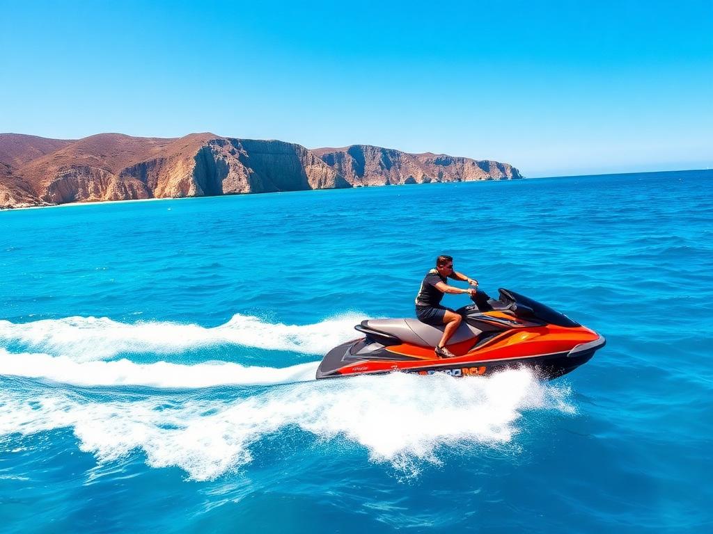Jet skiing in Marbella
