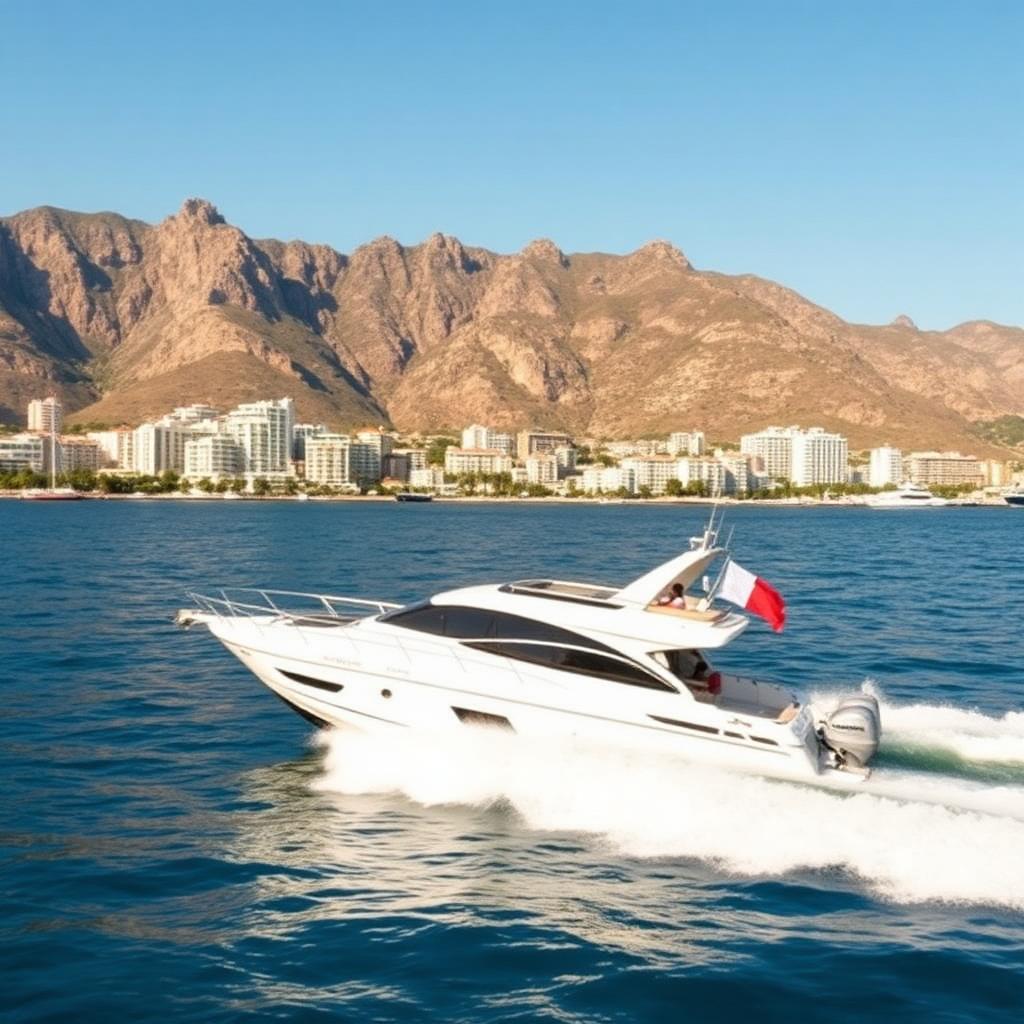 Boat charter cruising the Marbella coast
